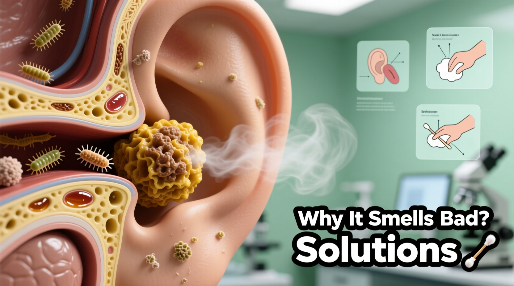 smelly earwax why it smells bad what to do about it