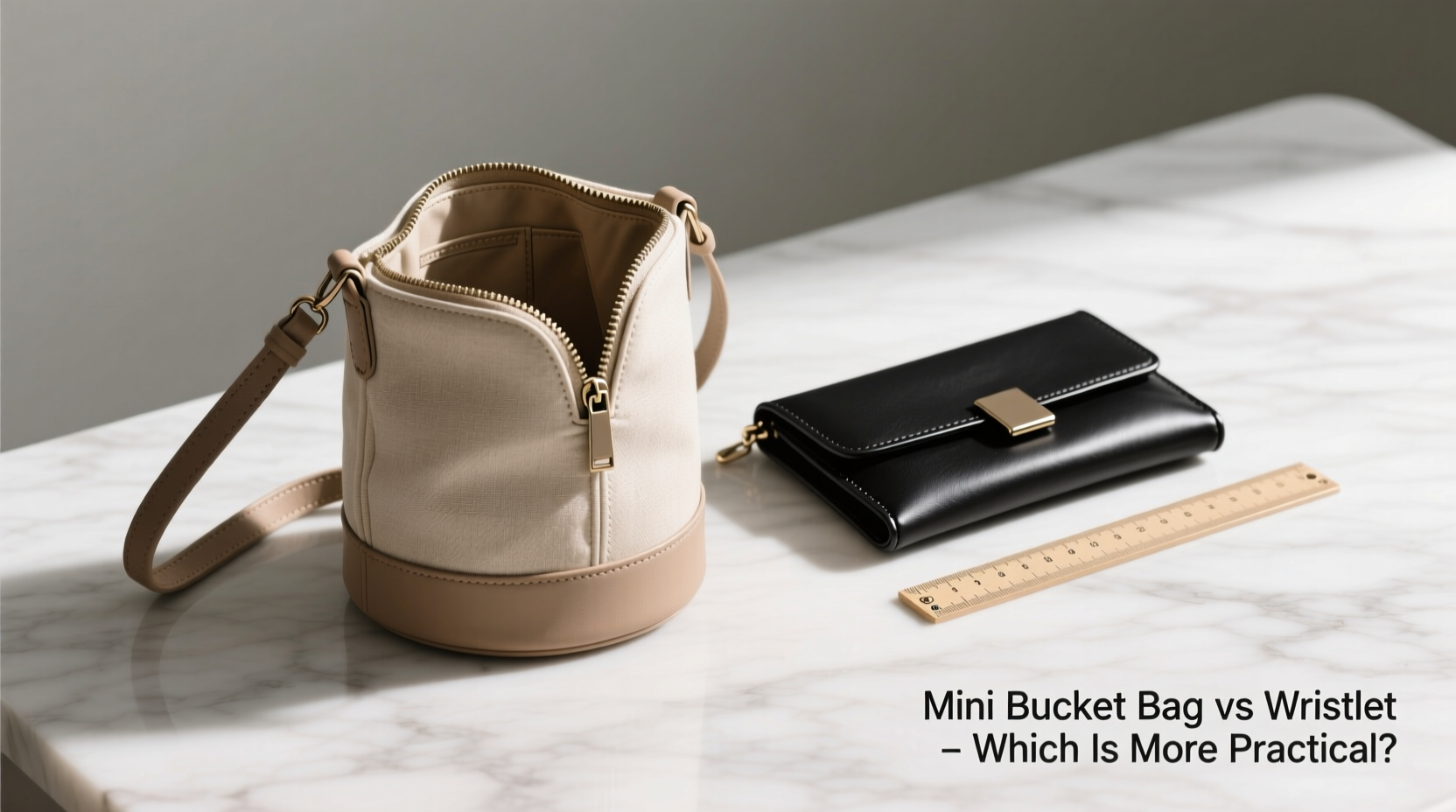 mini bucket bag vs wristlet which one is actually more practical for everyday use