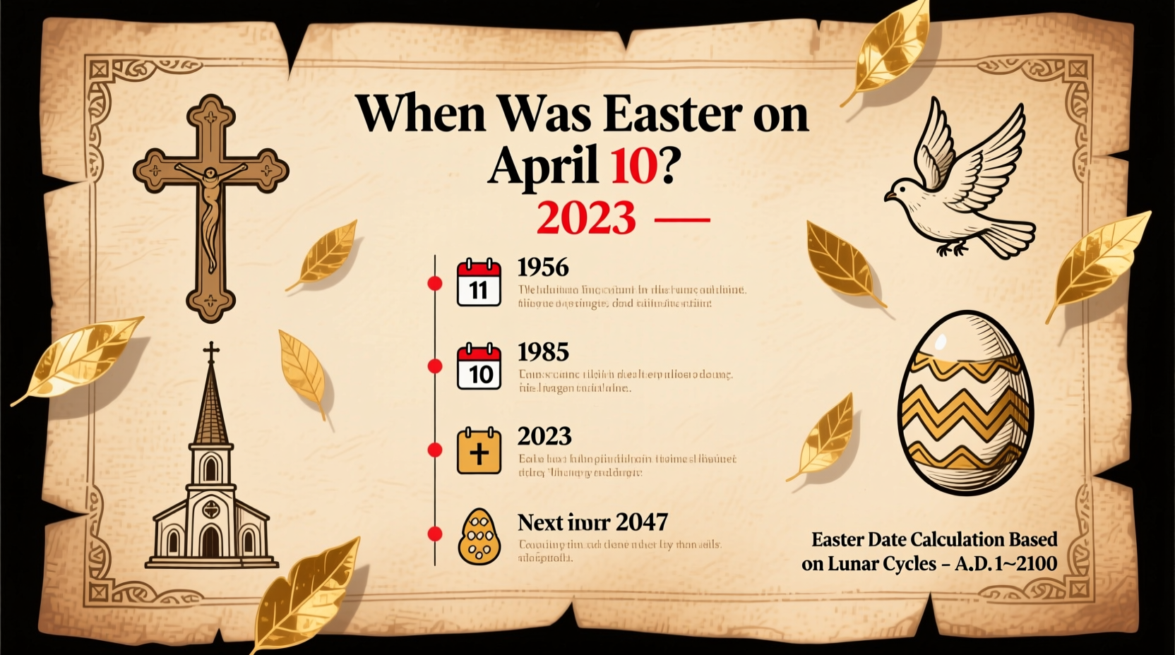 when was easter on april 10