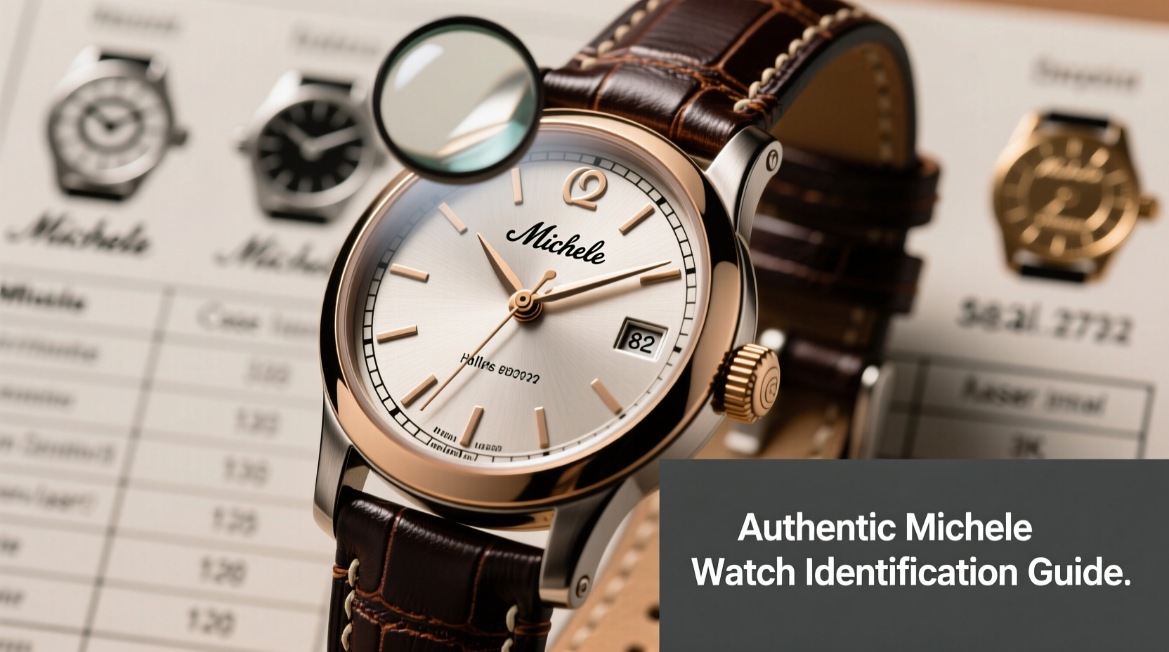 Gently worn, authentic Michele watch Browse Michele | Gerald Peters main image 2