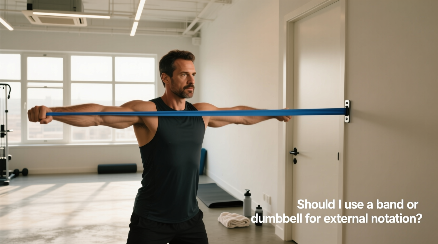 band vs dumbbell for external rotation