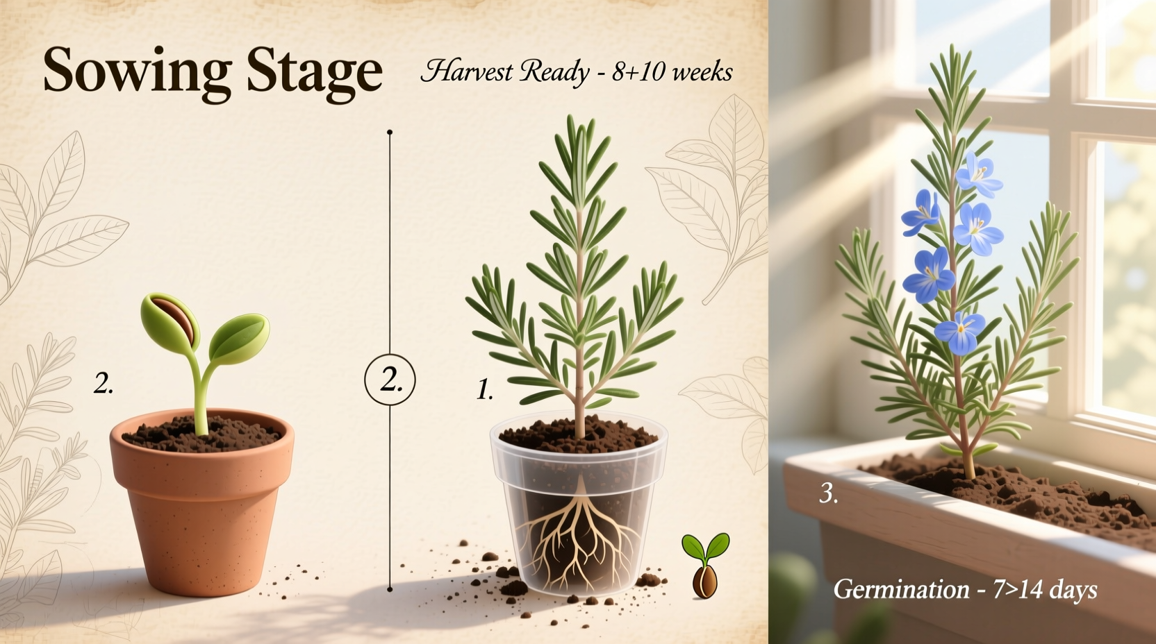 how to grow rosemary from seed