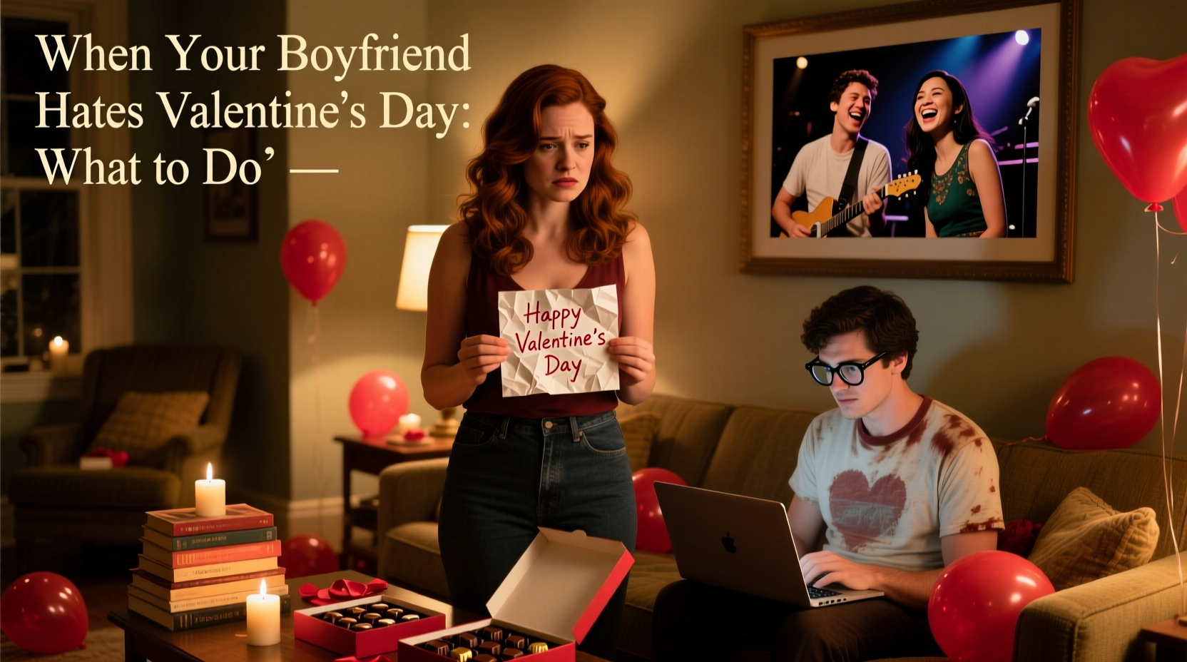 when your boyfriend hates valentines day