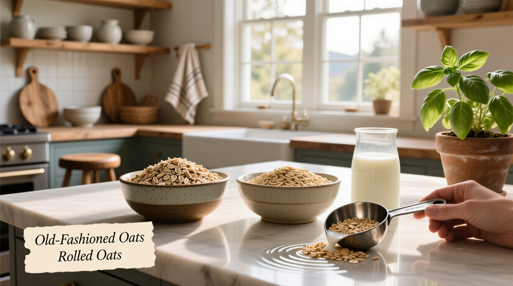 are old fashioned oats and rolled oats the same 