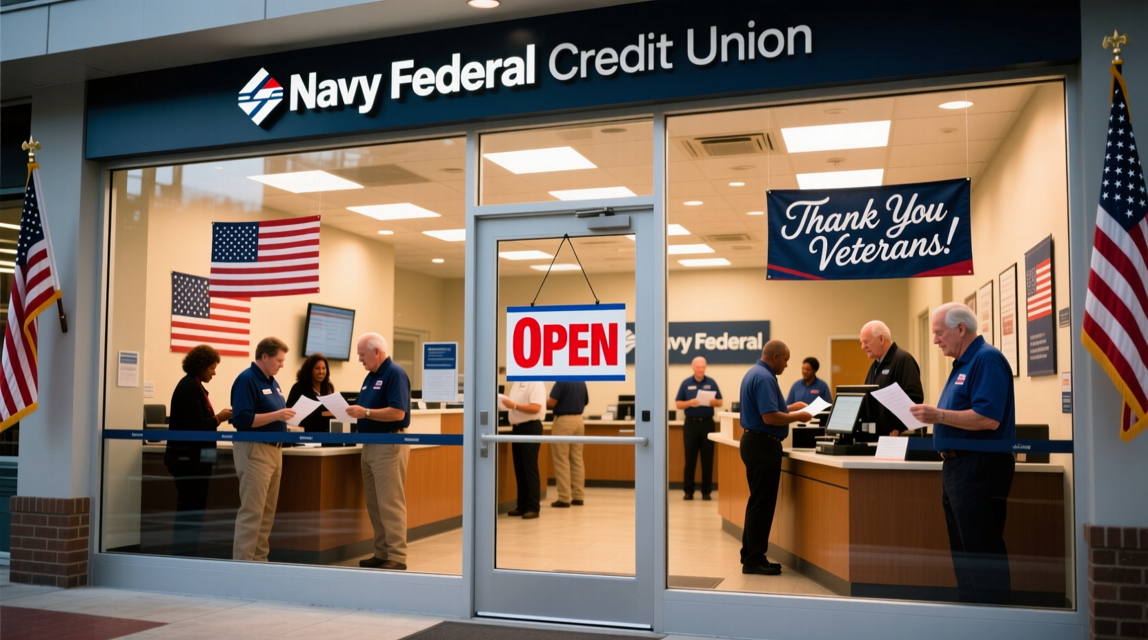 is navy federal open on veterans day