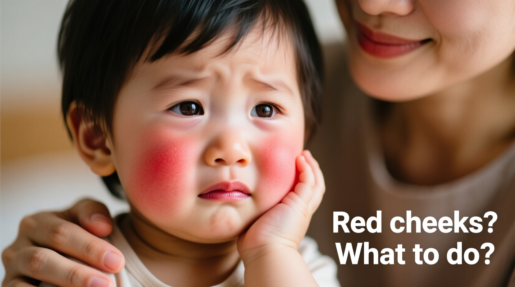 red cheeks on your child causes symptoms what to do