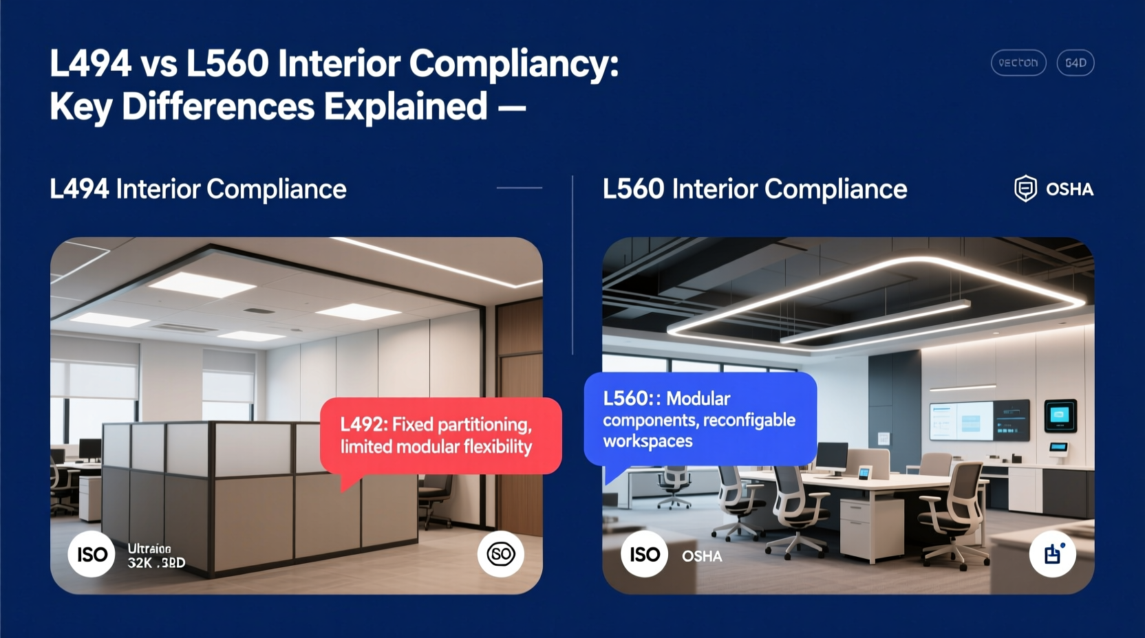 l494 vs l560 interior compliance