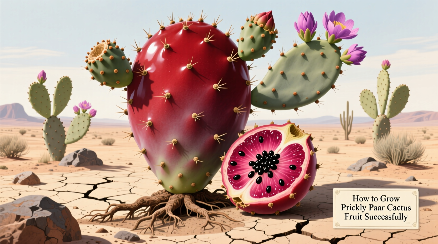 how to grow prickly pear cactus fruit