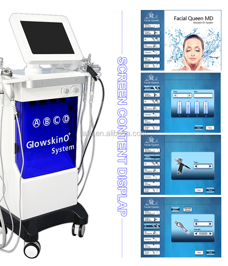 HOTTEST 11 in 1 multifunction microdermabrasion professional hydro dermabrasion / microdermabrasion machine