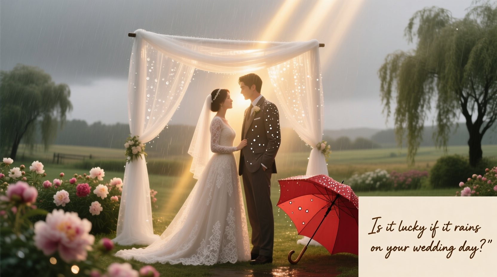 is it lucky if it rains on your wedding day