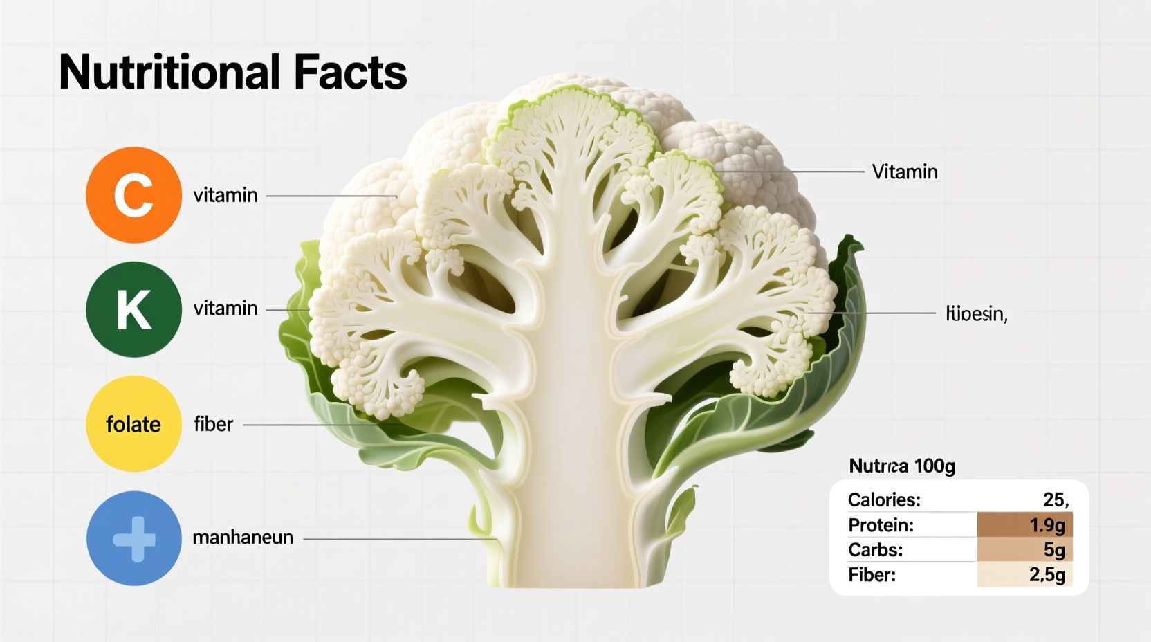 Cauliflower Nutrition Facts: Complete Health Benefits Guide