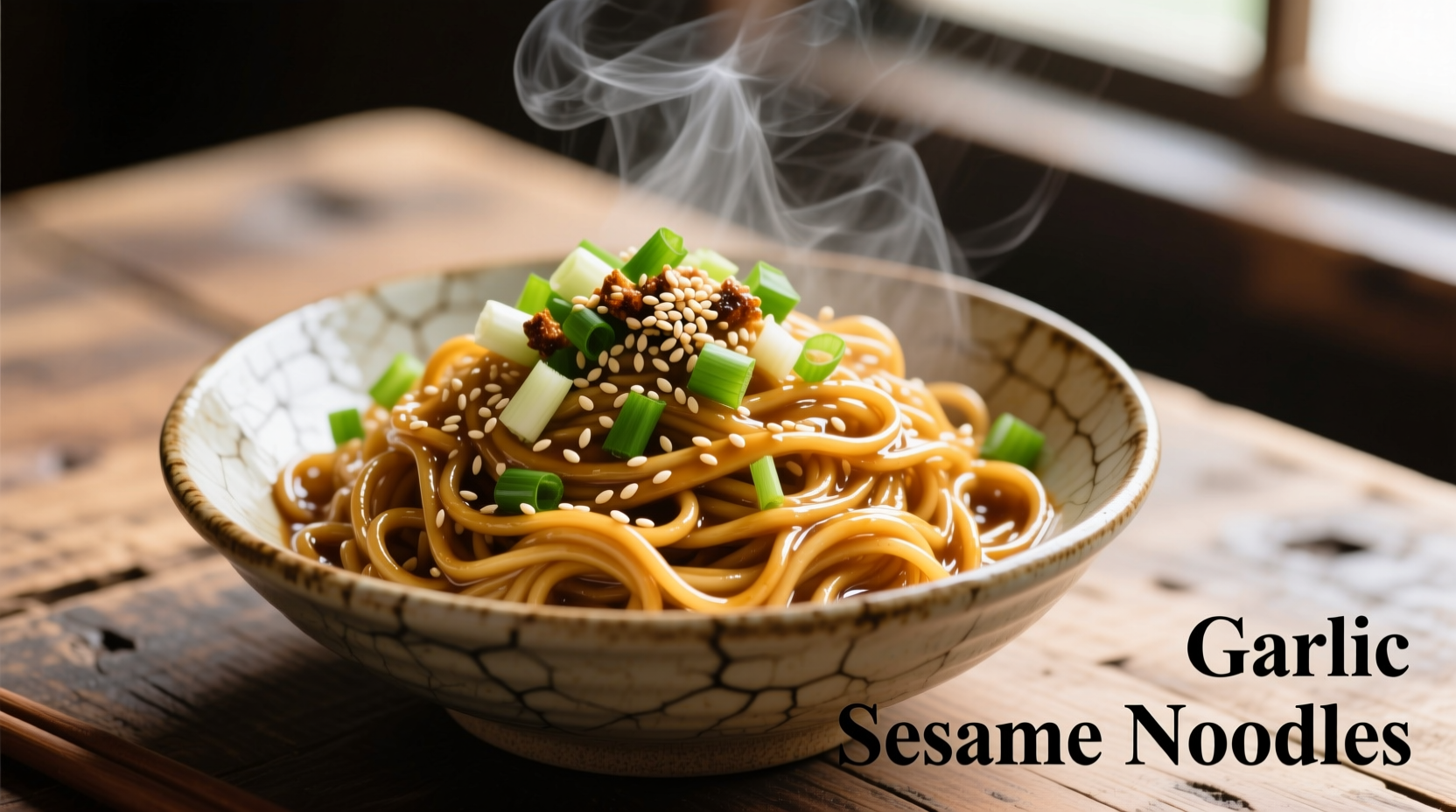 Authentic Garlic Sesame Noodles Recipe in 20 Minutes