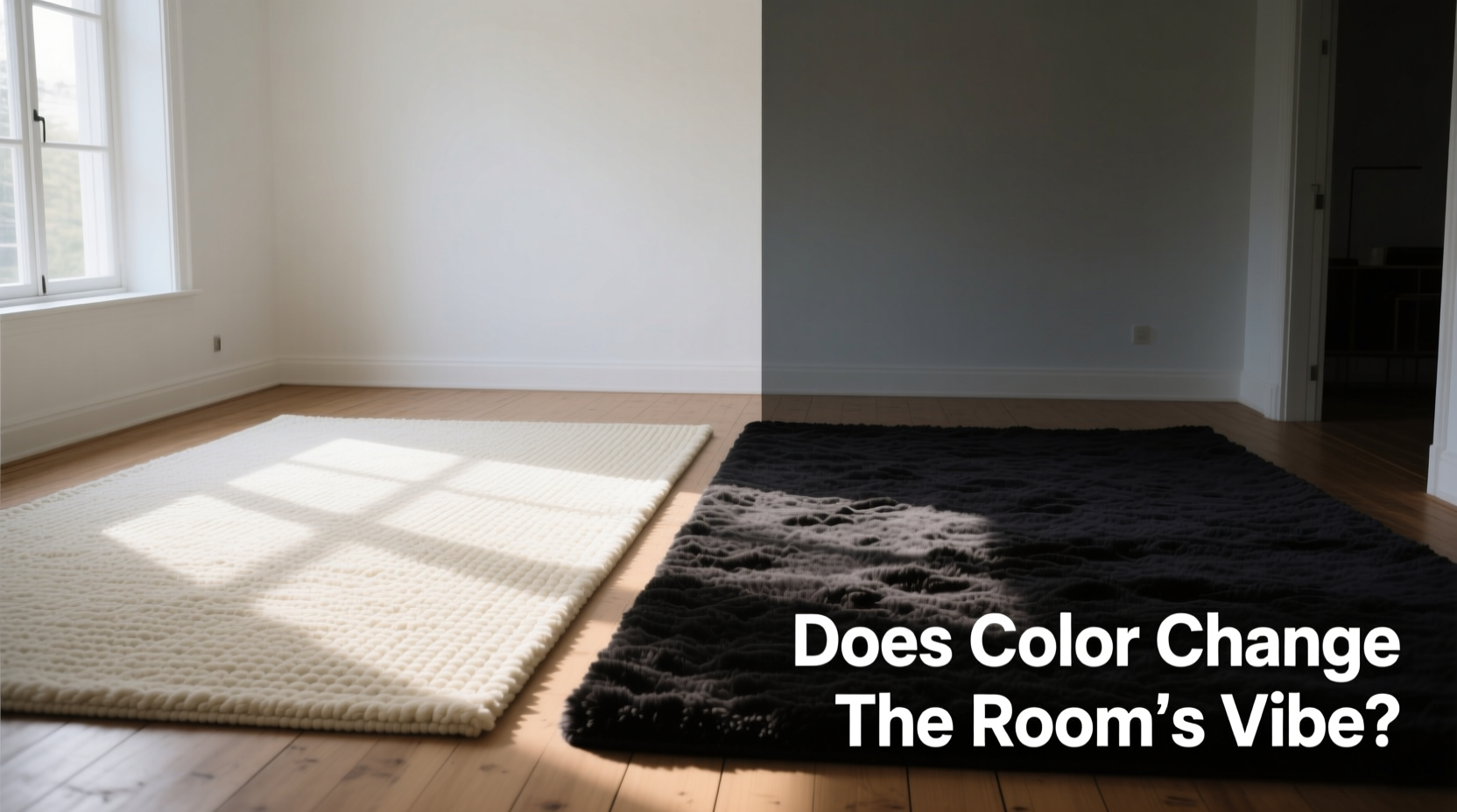 light vs dark rug does the color really change the rooms vibe