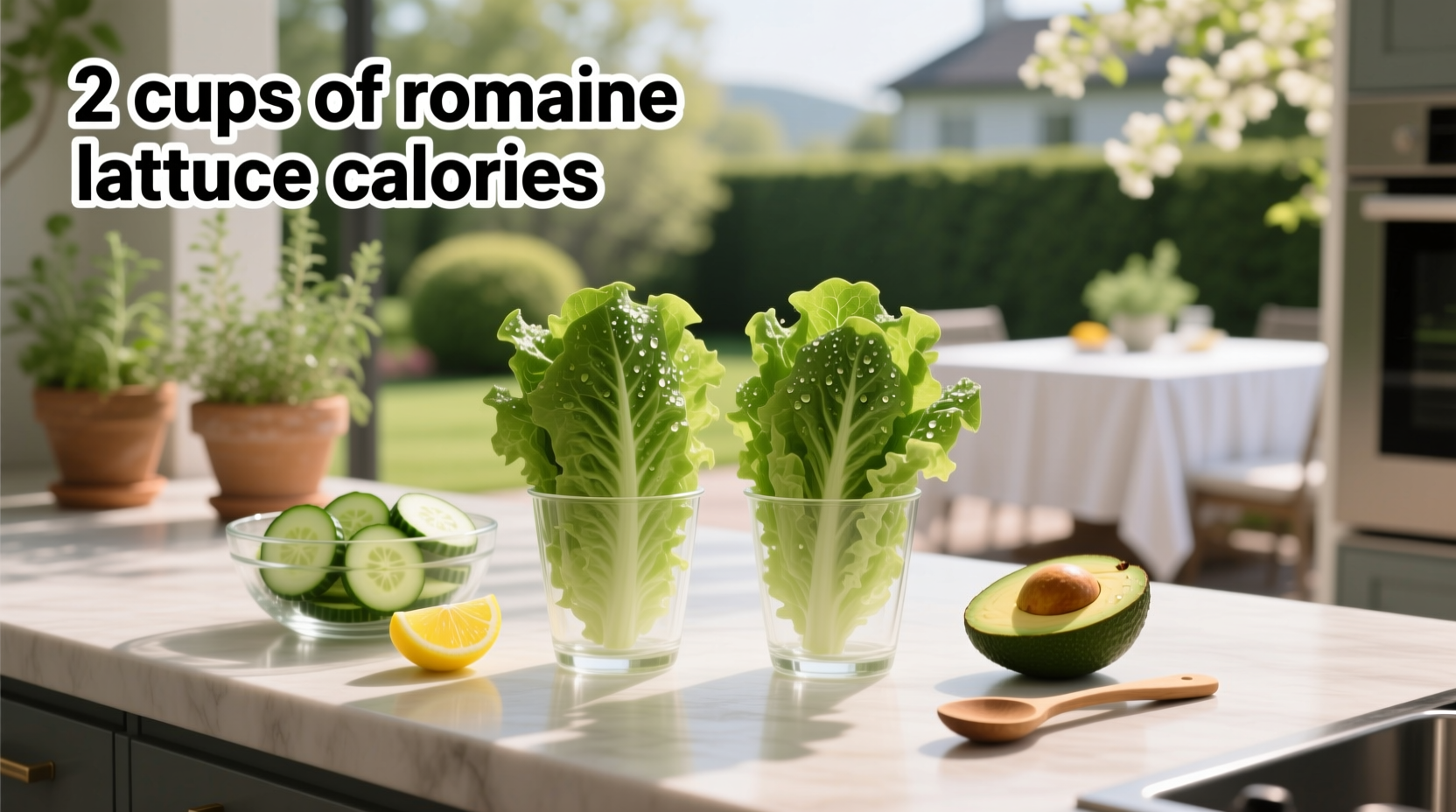 2 cups romaine lettuce calories nutrition