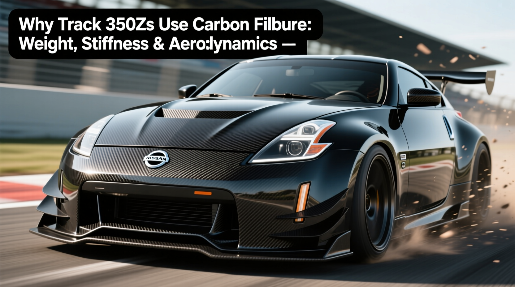 why track 350z uses carbon