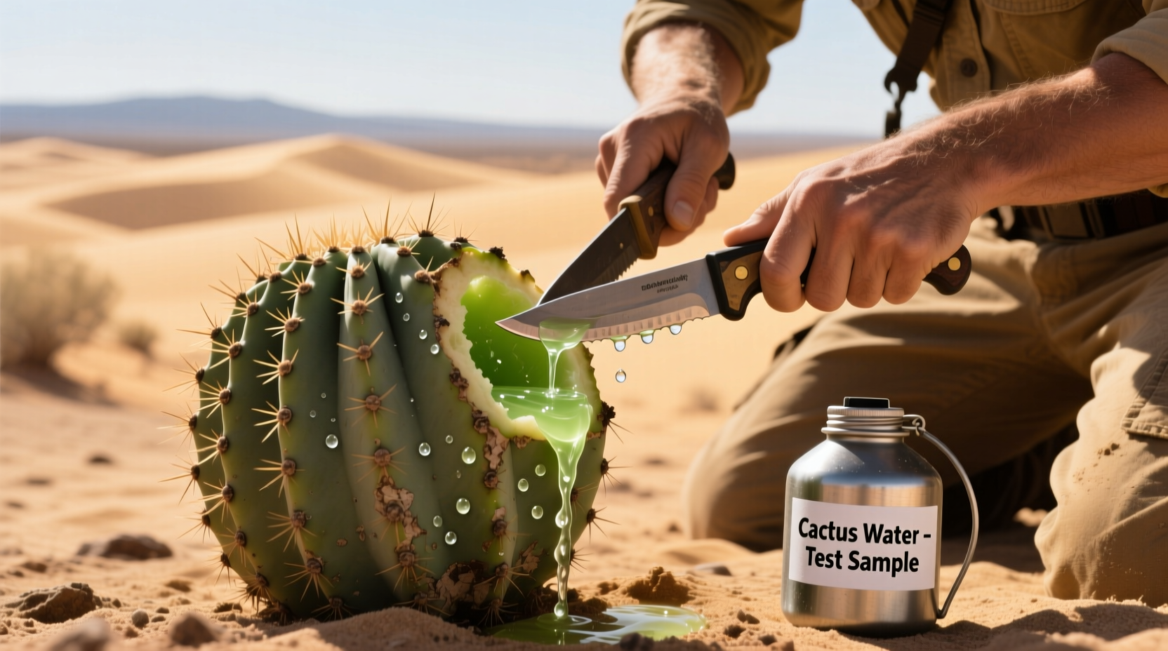 can you drink cactus water in the desert
