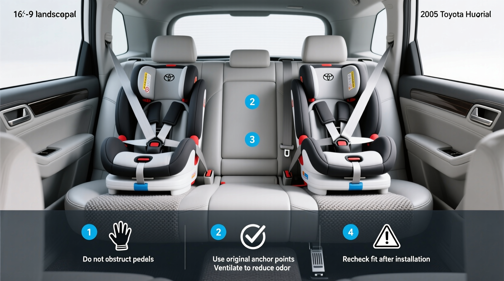 how many child car seats fit in 2005 highlander