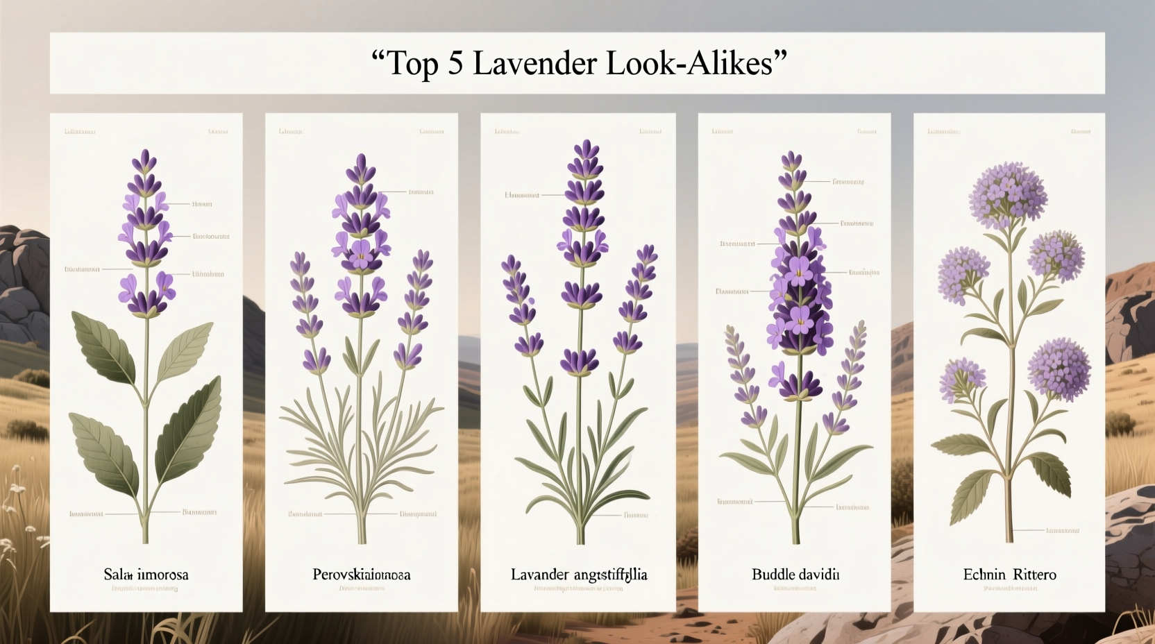 Plants That Look Like Lavender: Top 5 Look-Alikes