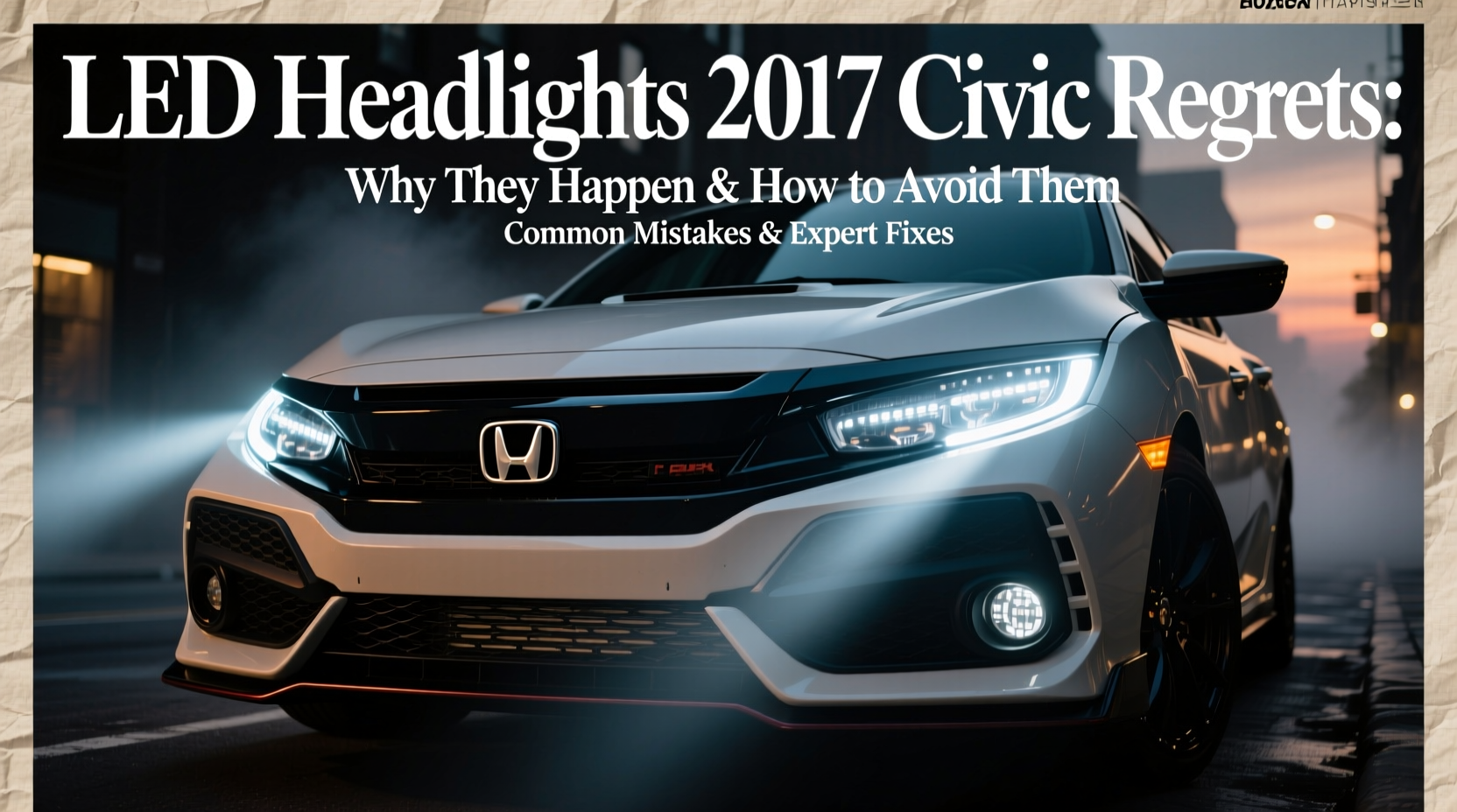 led headlights 2017 civic regrets