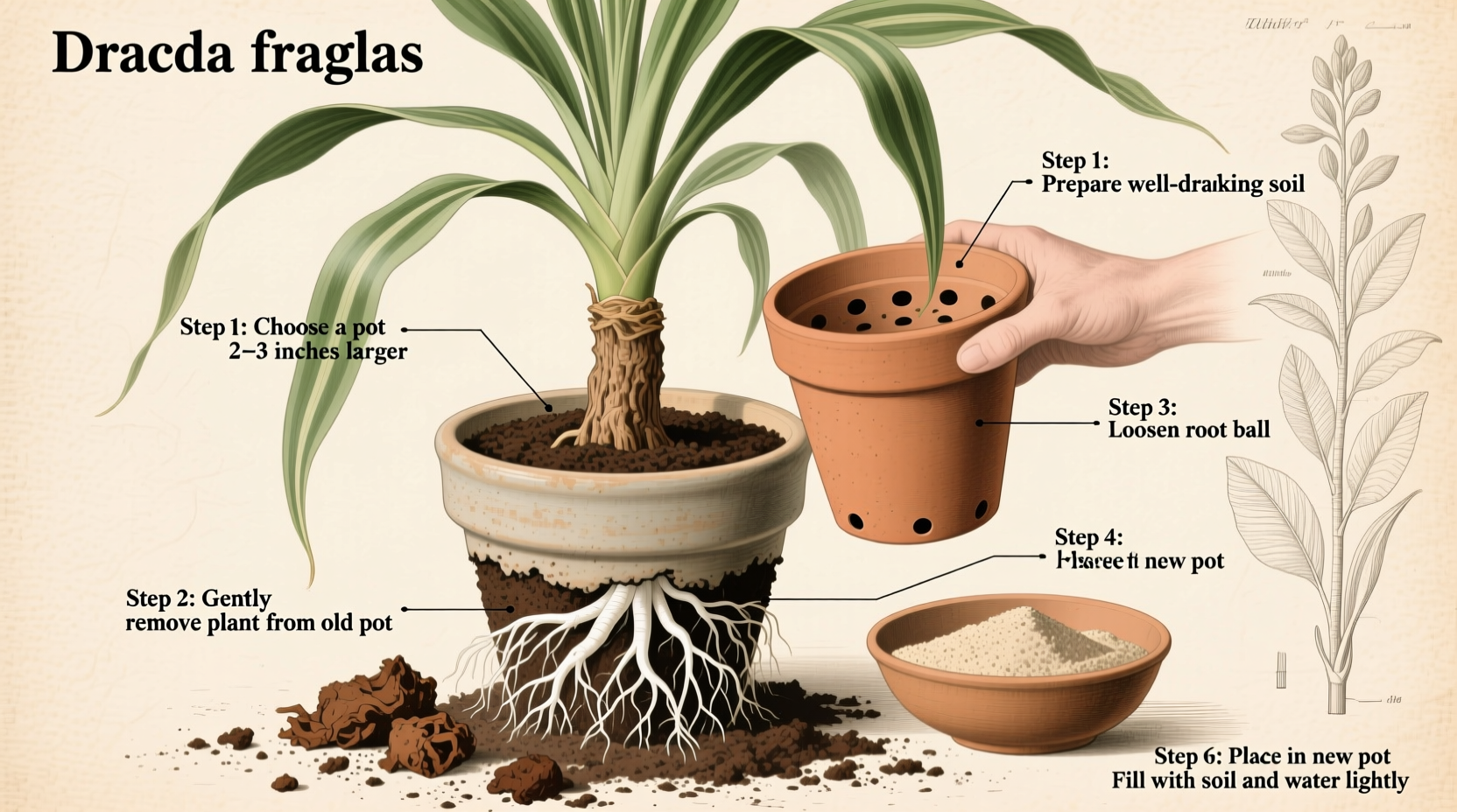 How to Repot Dracaena: Step-by-Step Guide