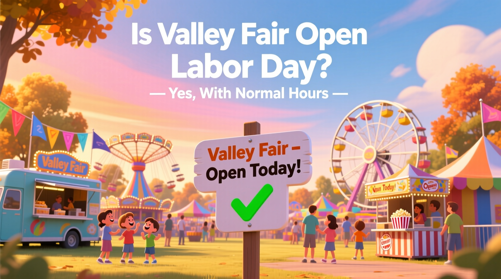 is valley fair open on labor day