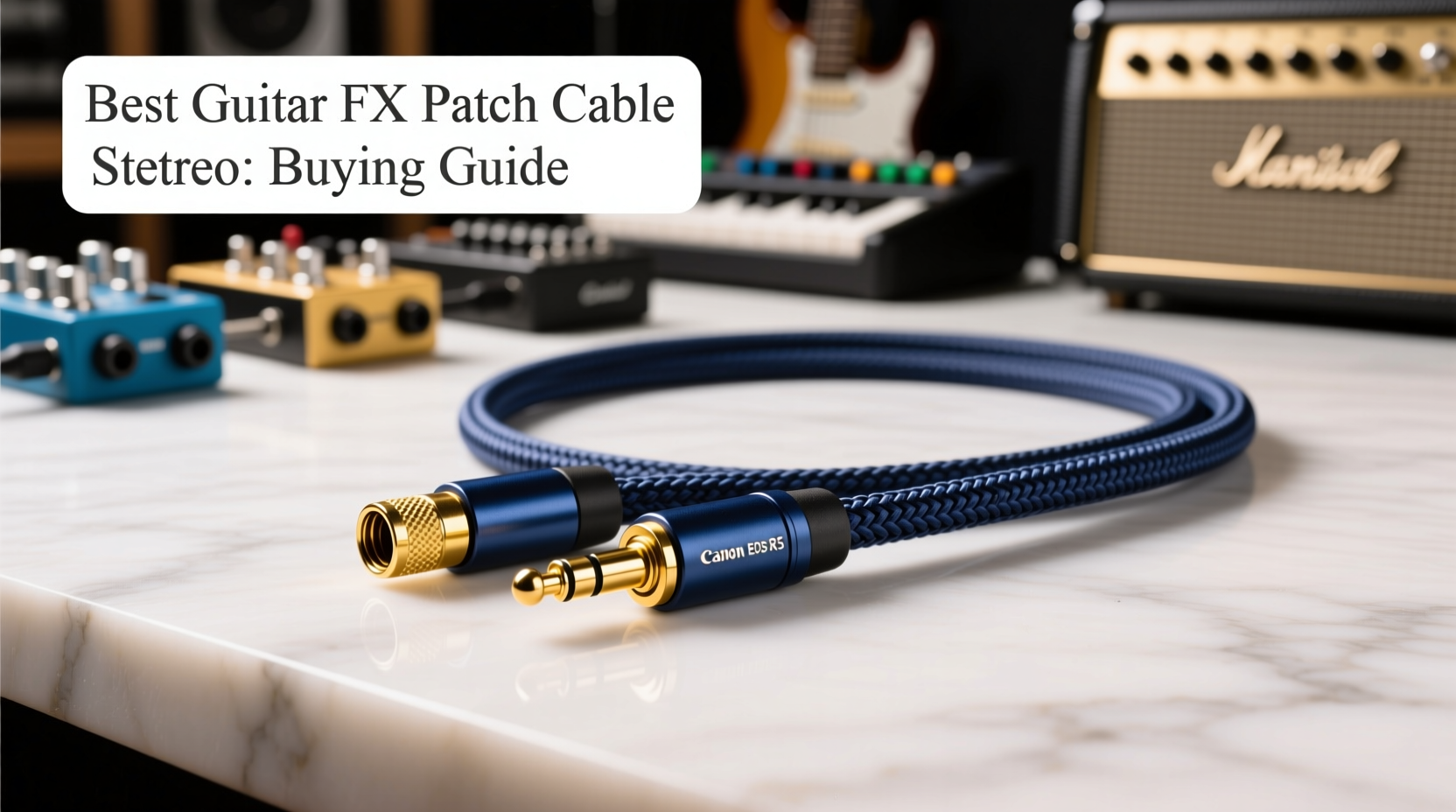 guitar fx patch cable stereo