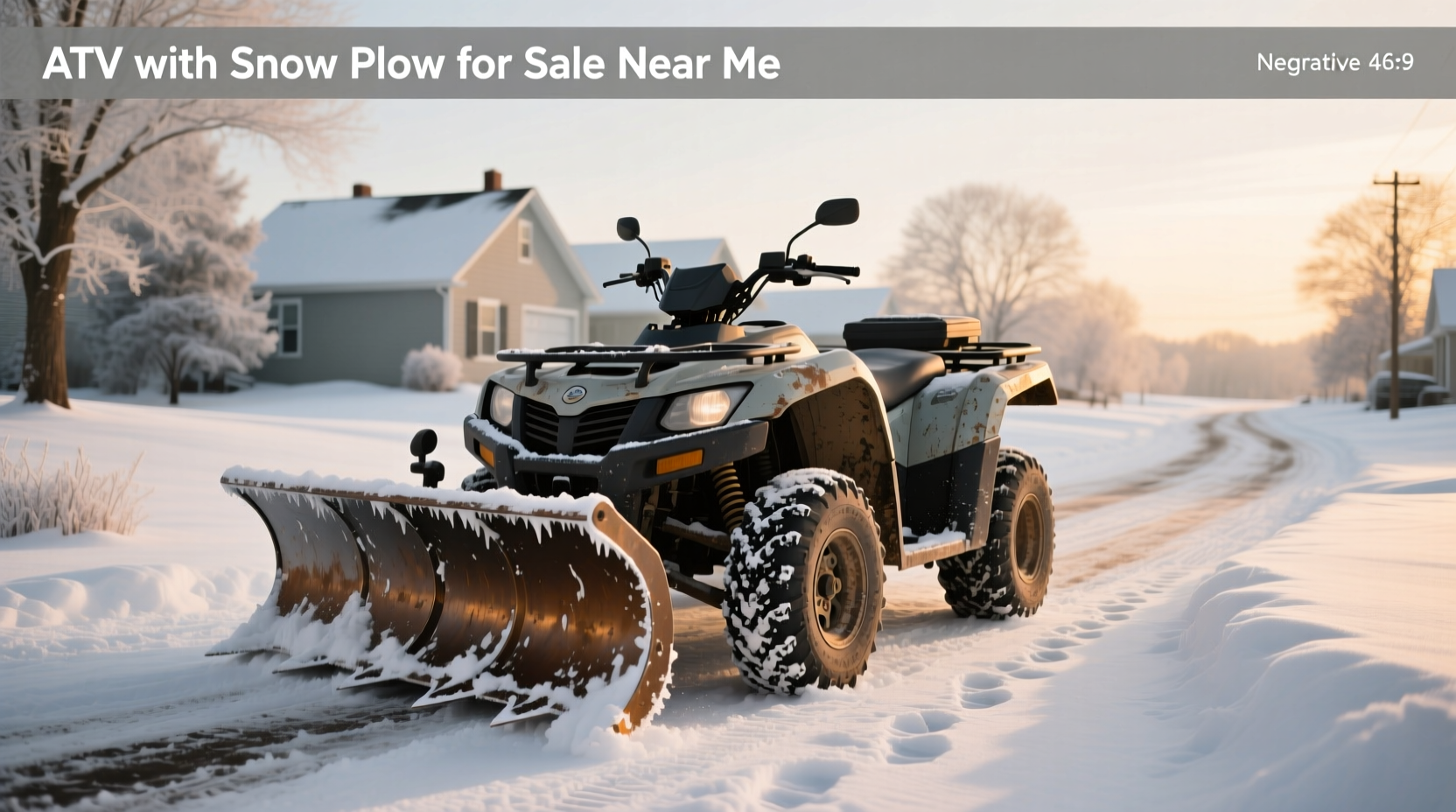 How to Find an ATV with Snow Plow for Sale Near Me