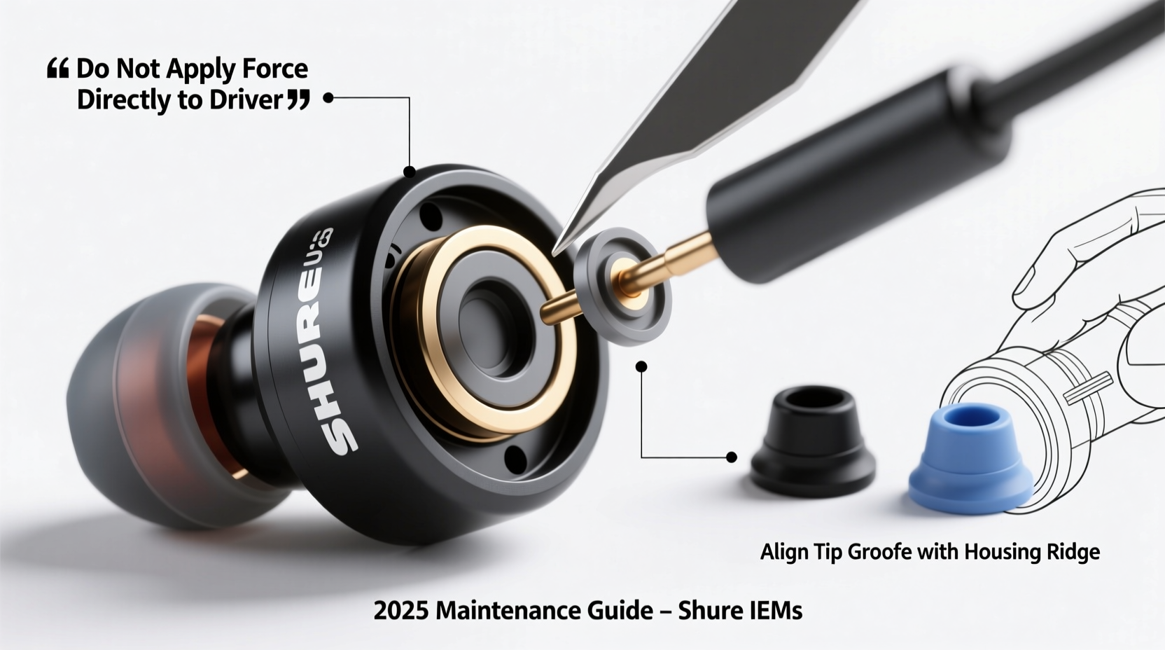 How to Clean and Replace Silicone Tips on Shure SE215/SE535 IEMs without Damaging Drivers (2026 Maintenance Guide)
