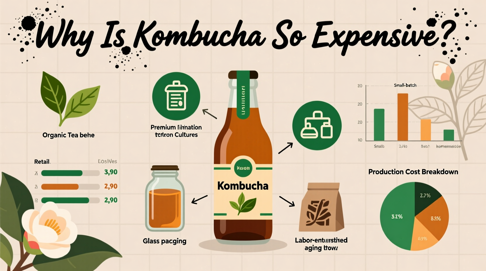 kombucha price why is it so expensive factors cost analysis