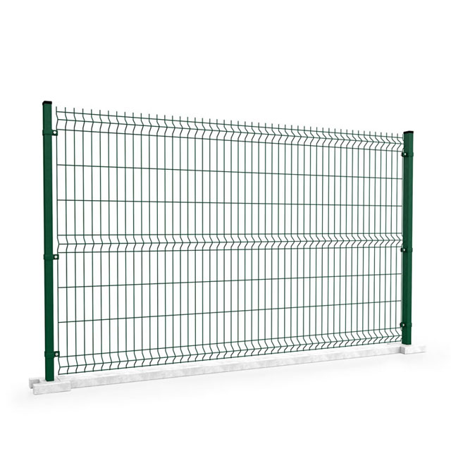 China manufacturer PVC coated High quality 3D curved fence panel triangle bending fence