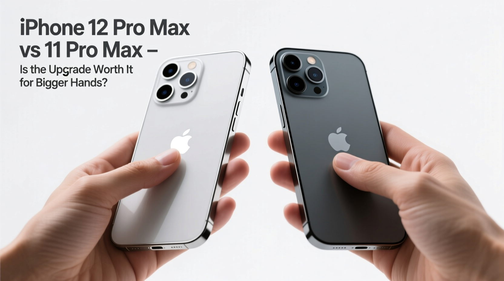 iphone 12 pro max size vs 11 pro max is the upgrade worth it for bigger hands