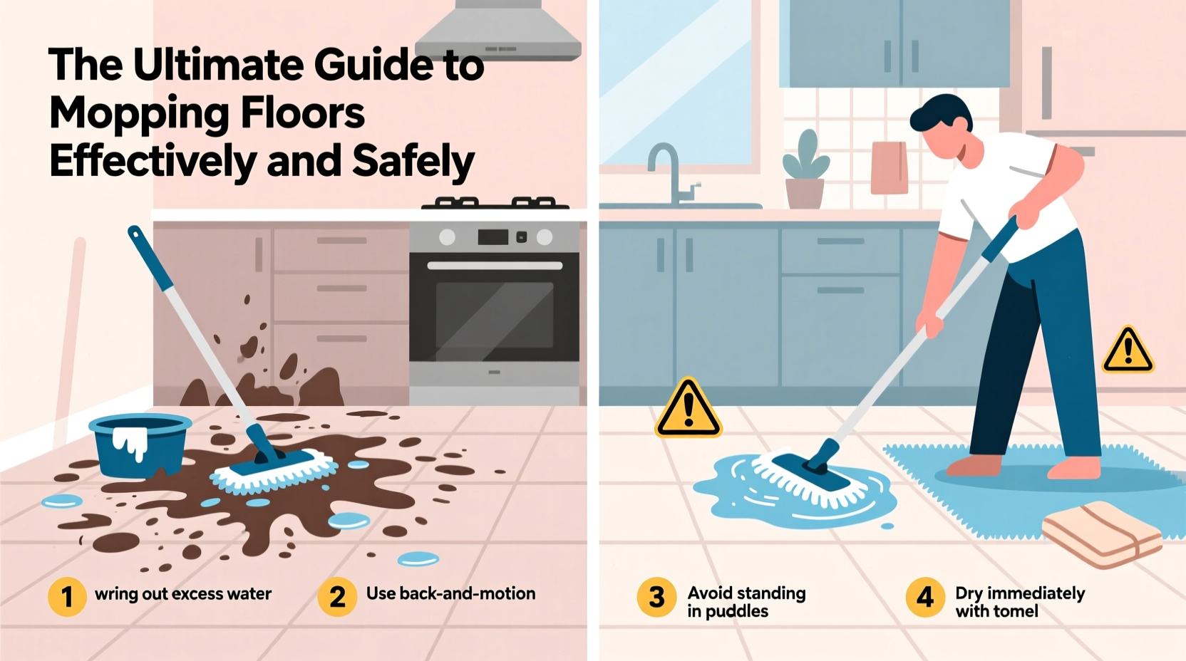 the ultimate guide to mopping floors effectively and safely