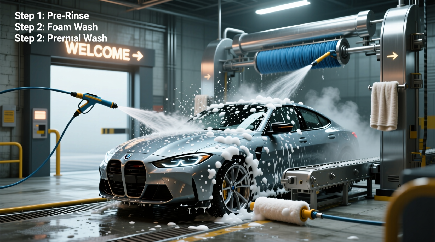 how does a car wash work