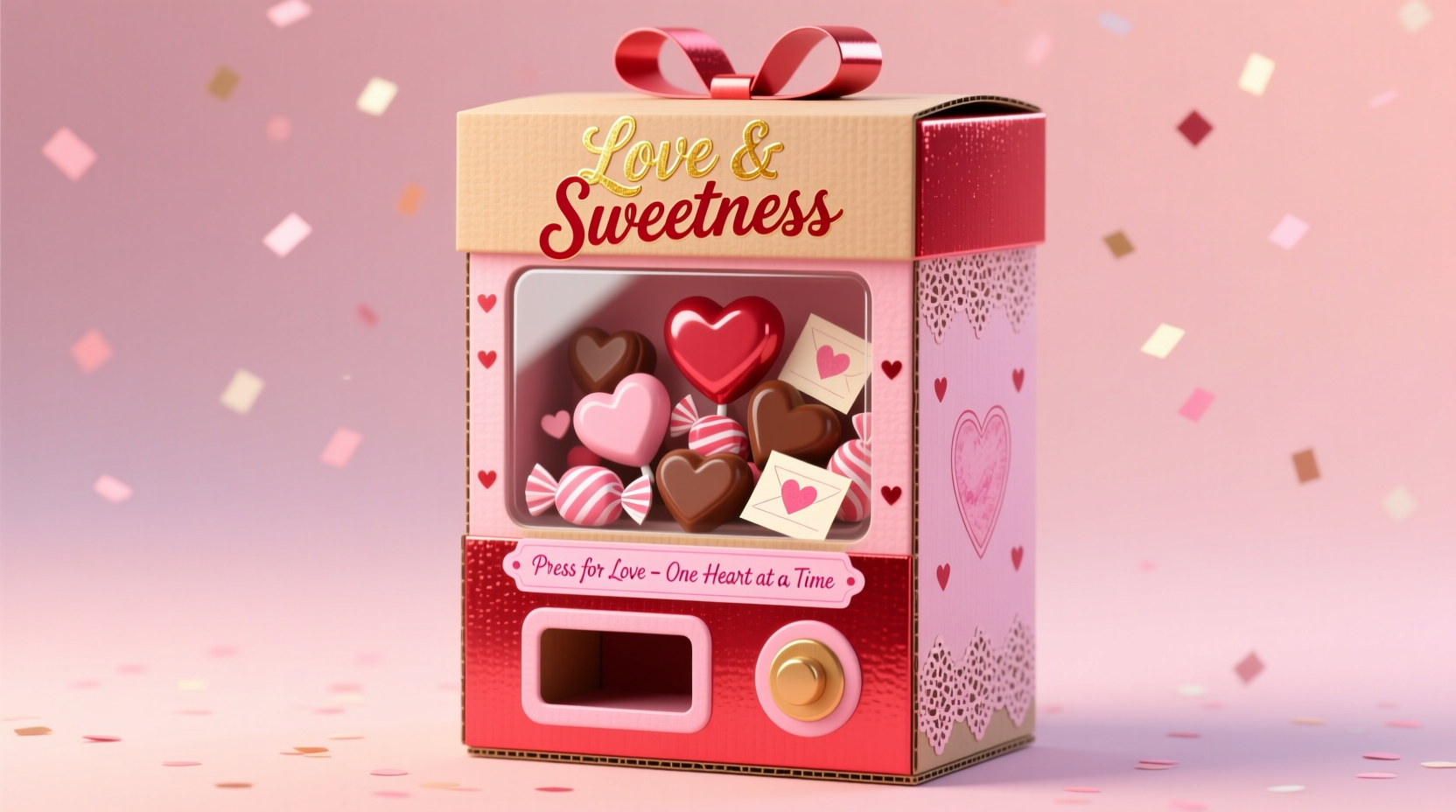 How to Make a Valentine's Day Vending Machine Box