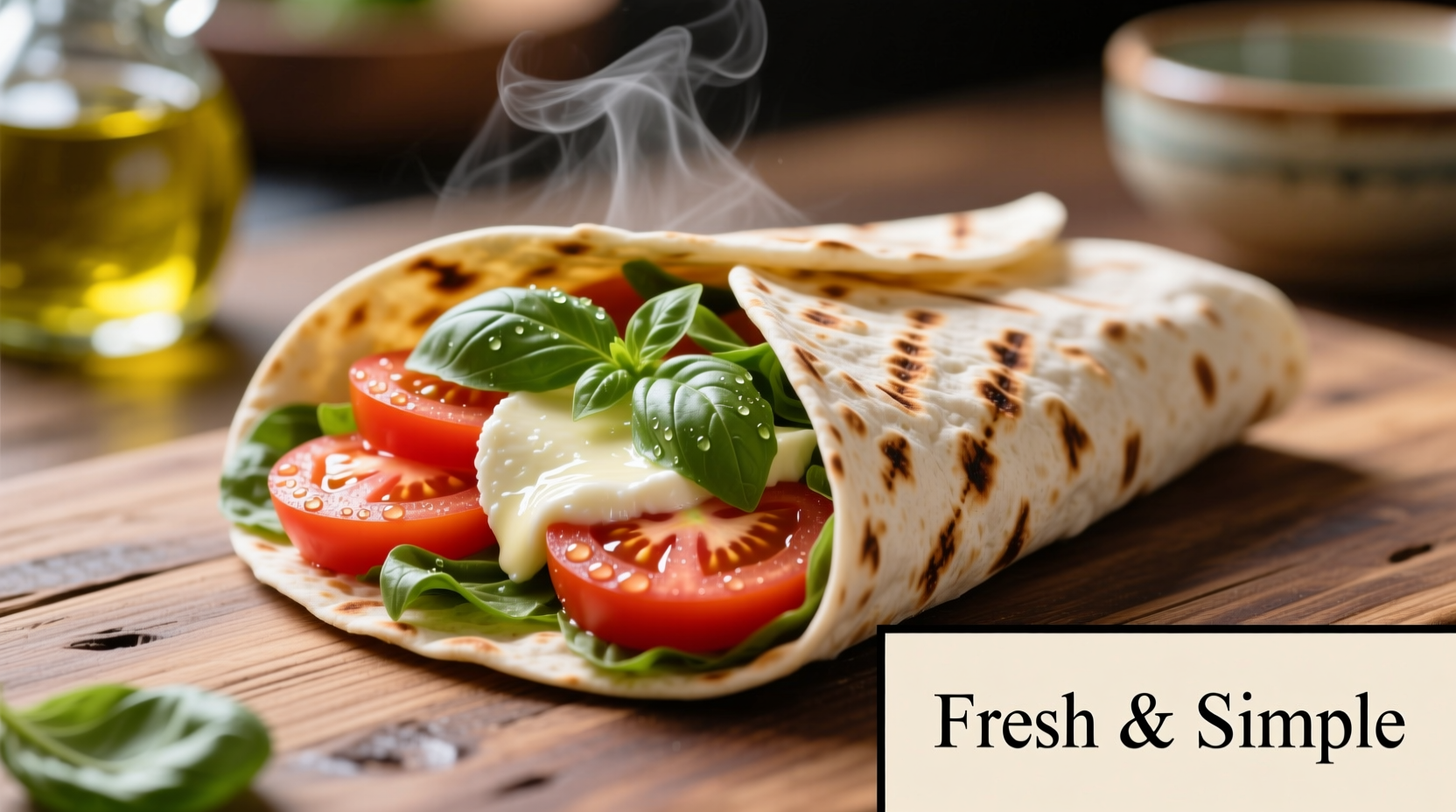 tomato basil wrap