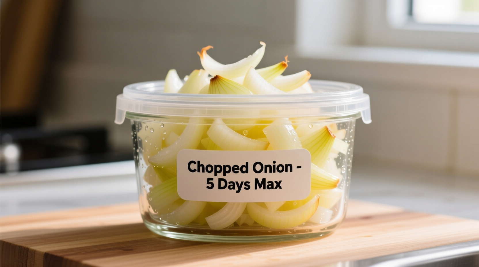 how long does chopped onion last in fridge