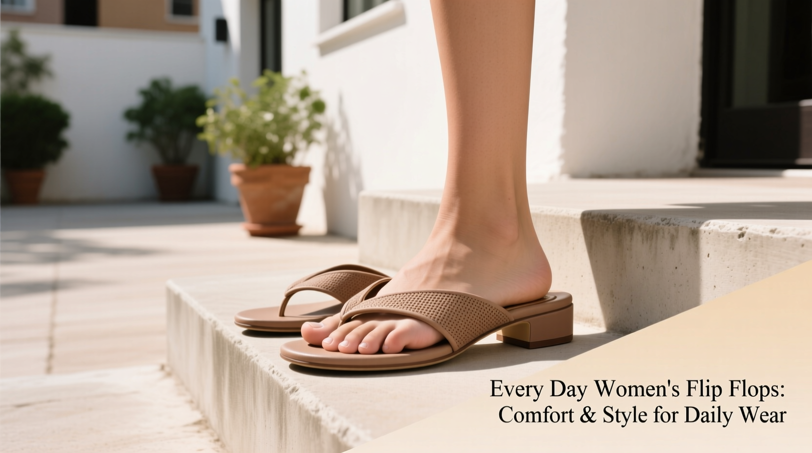 every day womens flip flops