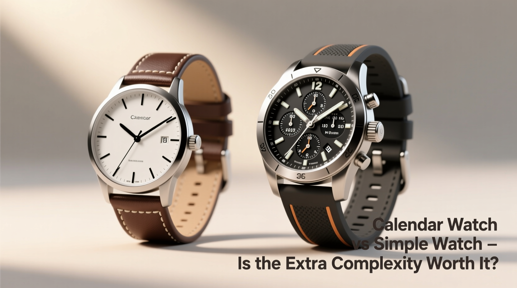 calendar wristwatch vs simple watch is the extra complication really worth it