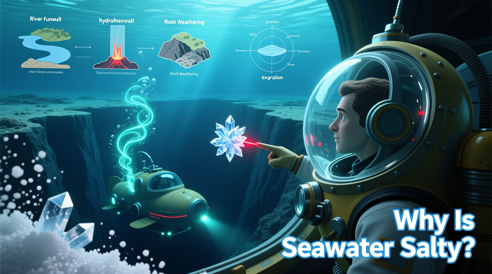 why is seawater salty uncovering the oceans salinity