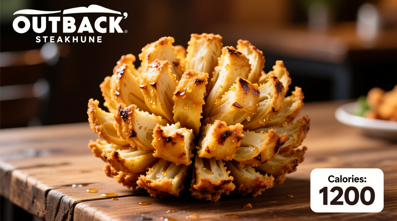 calories bloomin onion
