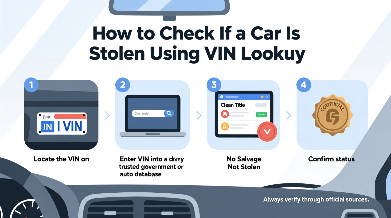 how do i find out if a car is stolen