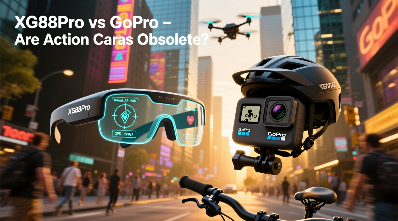 xg88pro smart glasses vs gopro are action cameras obsolete now