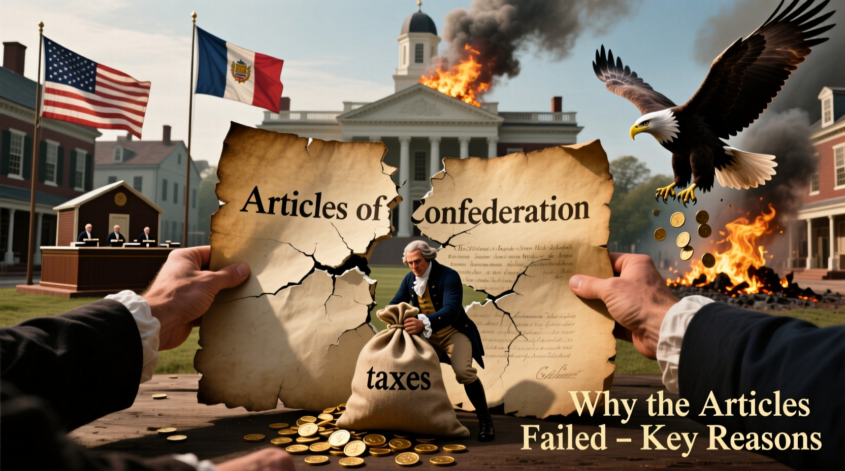 why were the articles of confederation replaced key reasons