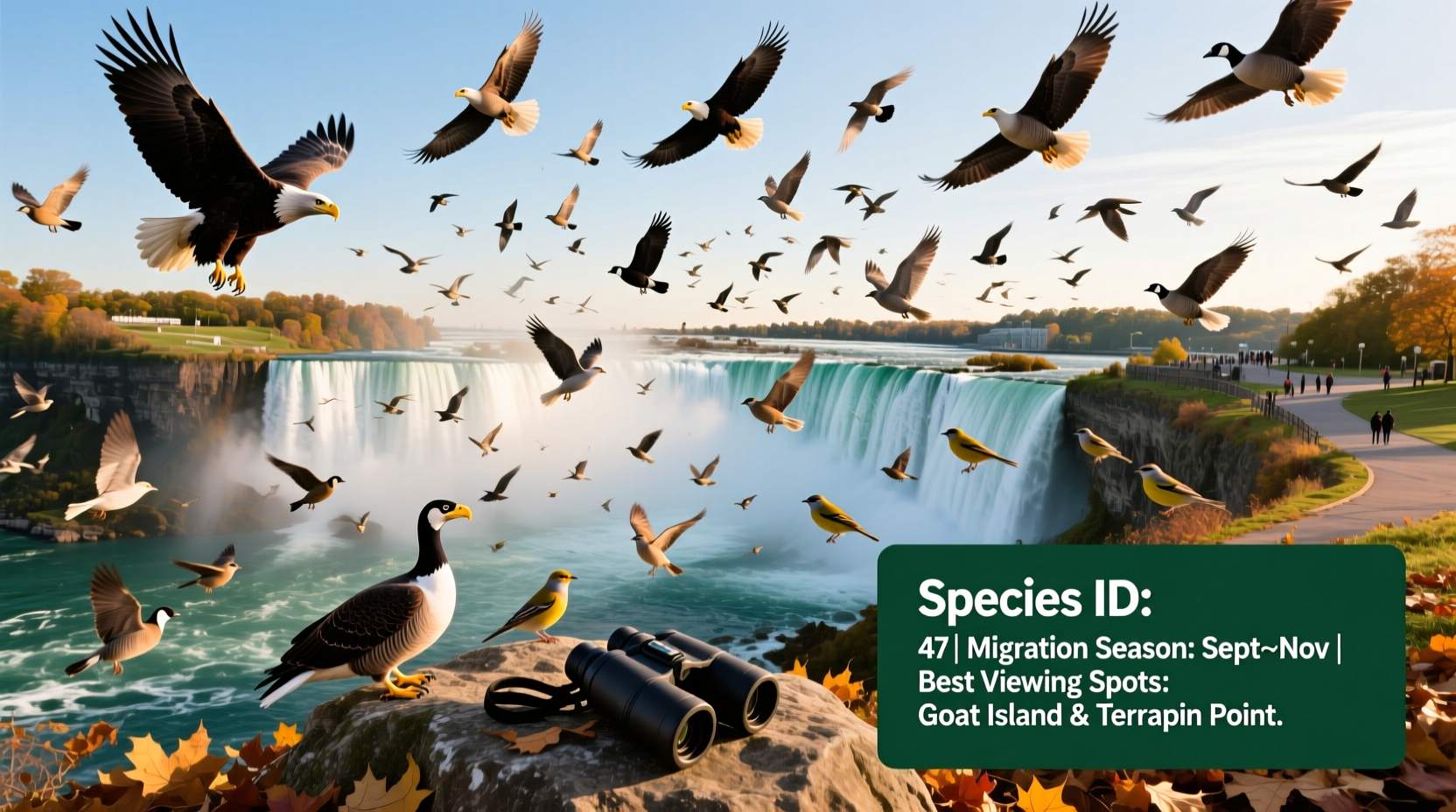 why so many birds at niagara falls a birders guide