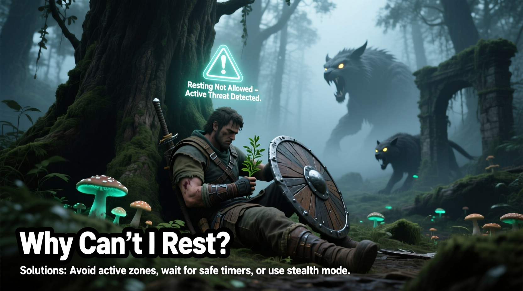 monster hunter wilds why cant i rest reasons solutions