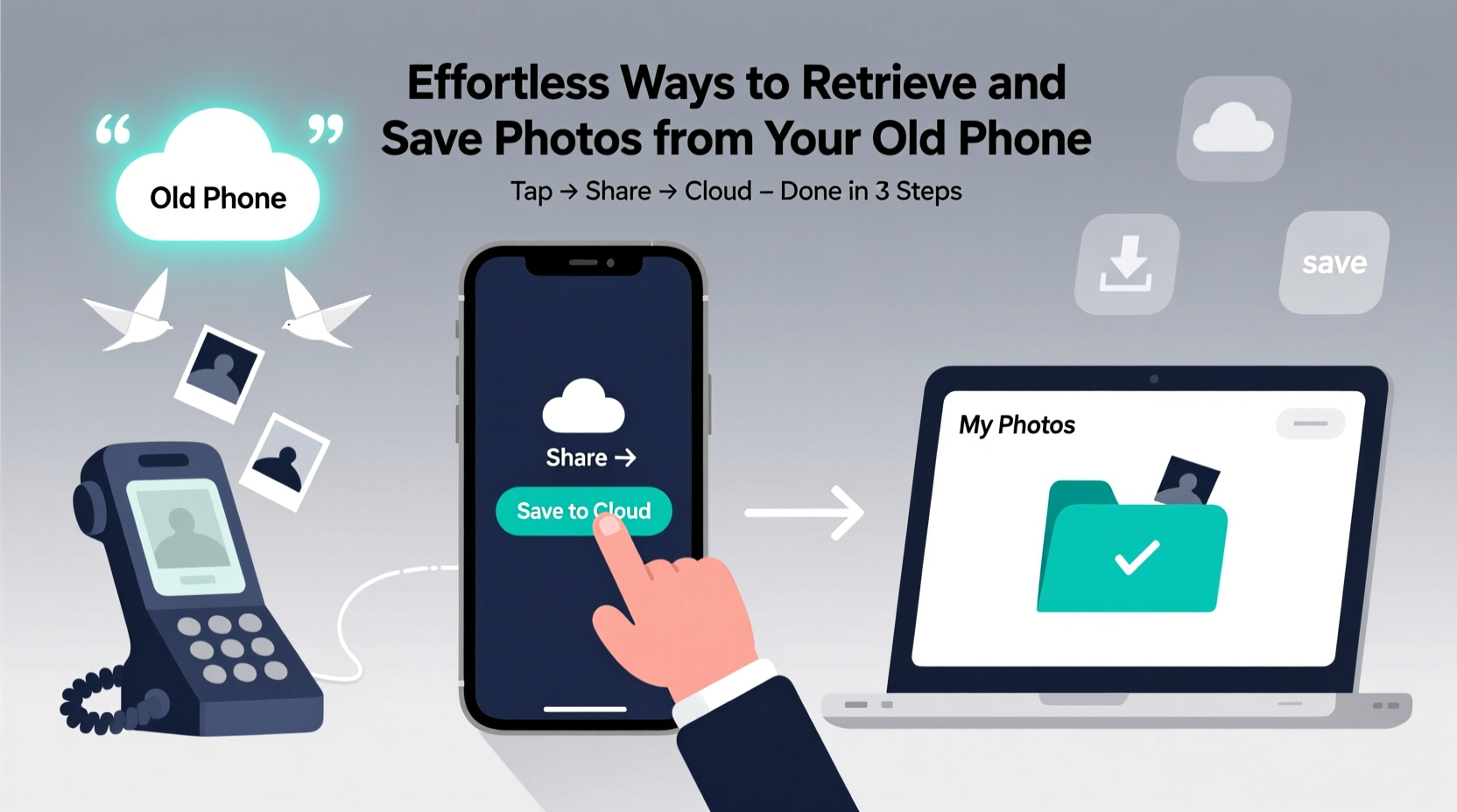 effortless ways to retrieve and save photos from your old phone