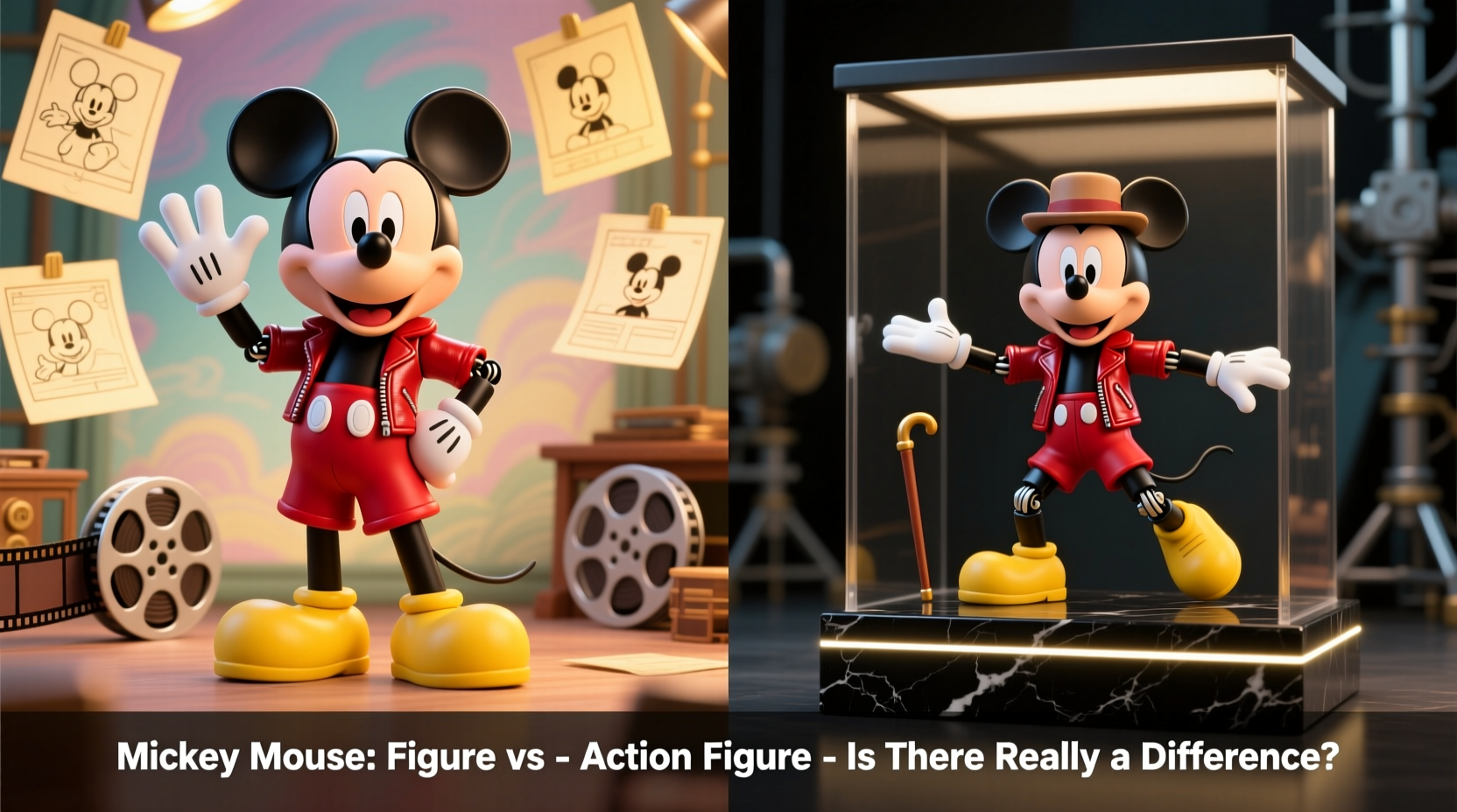 mickey mouse figure vs action figure is there really a difference