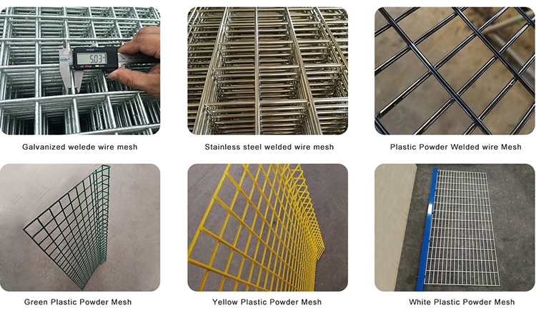 1mm Plastic Coated Wire Mesh Panels 304 Stainless Steel Welded