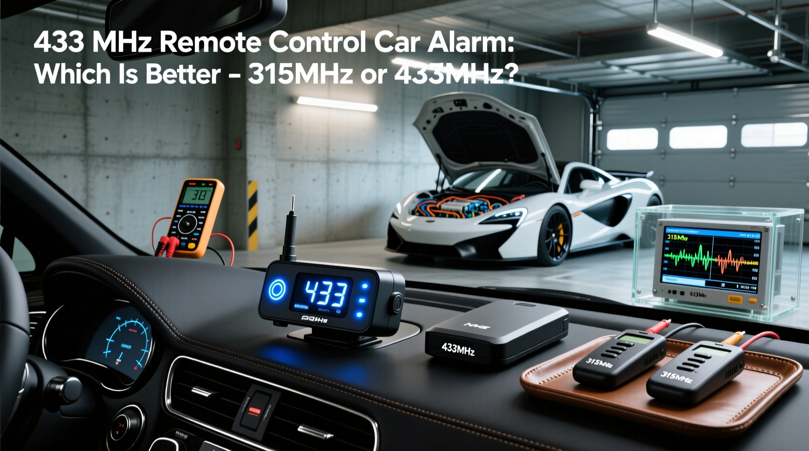 How to Choose 433 MHz Remote Control Car Alarm, Which is Better, 315MHz or 433MHz?