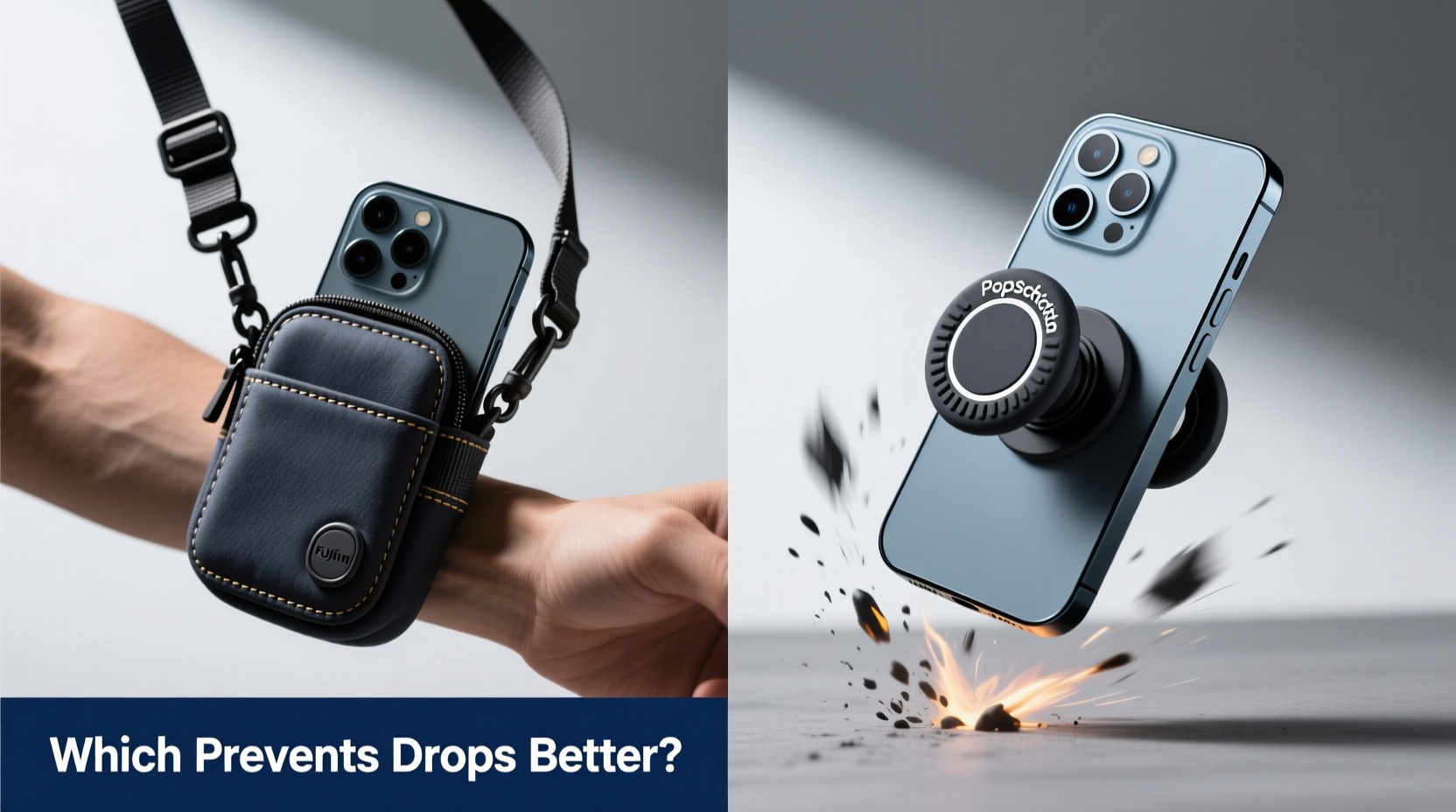 crossbody case or popsocket which is actually better at preventing phone drops 2